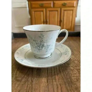 Noritake Carolyn 2693 | Cup & Saucer | Contemporary Fine China | Vintage